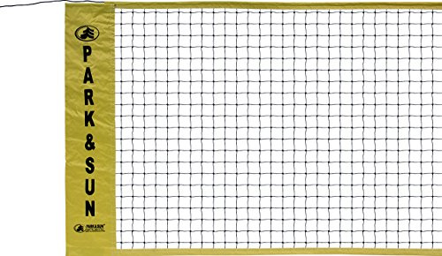 Park & Sun Sports with Rope Cable Top 21' L x 30 H Filet de Badminton Portable intérieur/extérieur Unisexe, Vert, Taille Unique