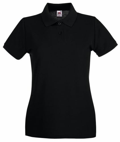 Fruit of the Loom: Lady-Fit Premium Polo 63-030-0, Größe:M (12);Farbe:Black