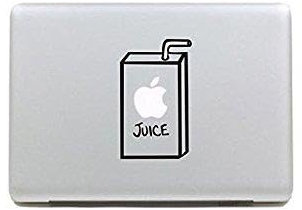 Juice Monogram Vinyl Abziehbild Schwarz Aufkleber for Macbook Pro/Air 13 15 by Inspired Walls®