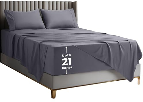 Utopia Bedding 6Piece Bed Sheet Set