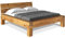 moebel-eins CURBY Massivholzbett Holzbett Balkenbett 4-Fuß aus massiver Thermo -Fichte, hochwertige Verarbeitung, einfacher Aufbau, Made in Germany, 140 x 200 cm, Natur, Standardhöhe