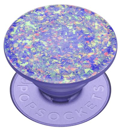​​​​PopSockets Handy-Griff mit erweiterbarem Ständer - Schillerndes Konfetti Lila
