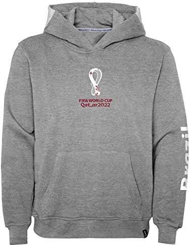 Outerstuff Women's World-Cup-Soccer-National-Teams Hooded Sweatshirt, Heather Grey, XL