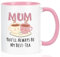 Joymaking Tea Mug for Friend, Sister, Mum - Friendship Gift for Birthday - You'll Always Be My Best-Tea Coffee Mug, Pink