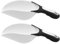 Zerodeko Cucharas grandes de plástico de grado alimenticio para cocina, cuchara de hielo de fondo redondo, cuchara de azúcar, cucharada de caramelos, cucharada para cubitos de hielo, cuchara