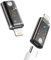 MoKo Adaptador USB C a Lightning, Soporta 35W PD Carga Rápida y Sincronización de Datos Adaptador Lightning Macho a USB C Hembra para iPhone 14/13/12/11/iPad/iPod, No para Auriculares/OTG, Negro