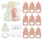 12 abridores de botellas para fiesta de bebé, regalo de boda, mini divertido juego de cerveza personalizado con bolsa pequeña para baby shower, revelador, llaves, bautizo, cumpleaños, agradecimiento,