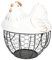 Amosfun Cesta De Almacenamiento Hierro Huevera Portátil Decorativa Para Huevos