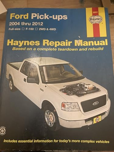 Ford Pick-ups 36061 (2004-2014) Repair Manual (Haynes Repair Manual)