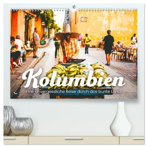 Kolumbien - Eine unvergessliche Reise durch das bunte Land. (hochwertiger Premium Wandkalender 2026 DIN A2 quer), Kunstdruck in Hochglanz: Exotische Tierwelt und traumhafte Natur. (CALVENDO Orte)