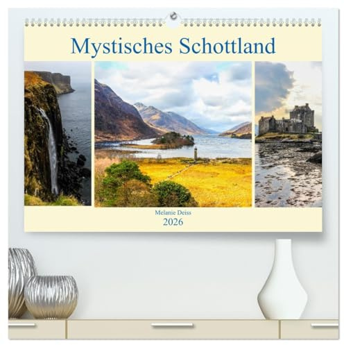 Mystisches Schottland (hochwertiger Premium Wandkalender 2026 DIN A2 quer), Kunstdruck in Hochglanz: Den Zauber der mystischen Highlands in Schottland eingefangen in Bildern (CALVENDO Orte)