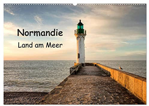 Normandie - Land am Meer (Wandkalender 2026 DIN A2 quer), CALVENDO Monatskalender: Das Meer prägt in vielfältiger Weise die Landschaft der Normandie. (CALVENDO Orte)