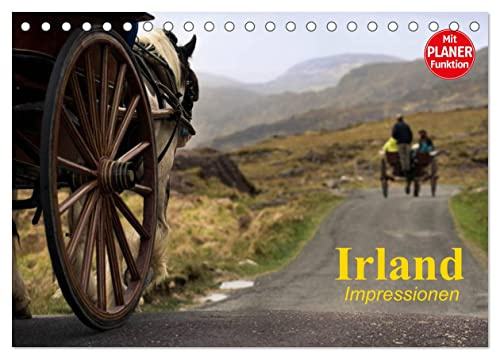 Irland. Impressionen (Tischkalender 2026 DIN A5 quer), CALVENDO Monatskalender: Die malerische und urige Insel ist ein abwechslungsreiches Juwel (CALVENDO Orte)