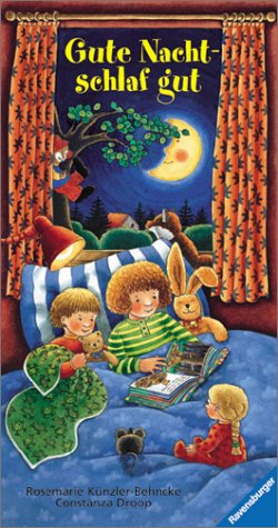 Gute Nacht - schlaf gut: Bilderbuch mit Gucklöchern und Stanzfigur am Registerband