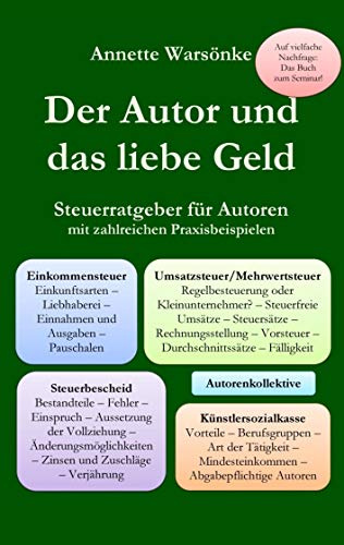 Der Autor und das liebe Geld: Steuerratgeber für Autoren mit zahlreichen Praxisbeispielen