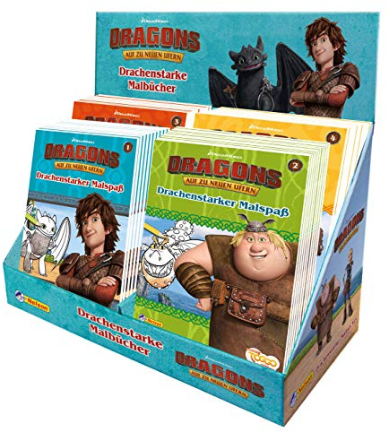 DreamWorks Dragons: Dreamworks Dragons: Drachenstarke Malbücher Display