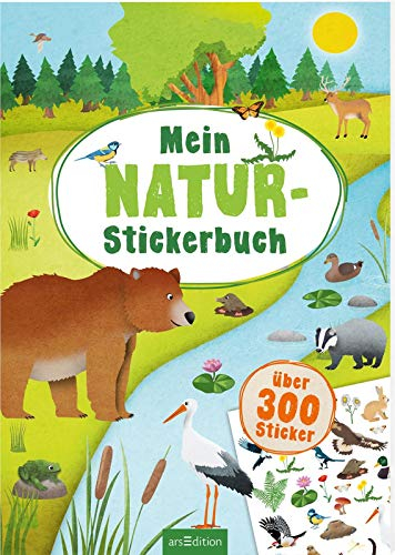 Mein Natur-Stickerbuch: Über 300 Sticker | Stickerheft für Kinder ab 4 Jahren (Mein Stickerbuch)