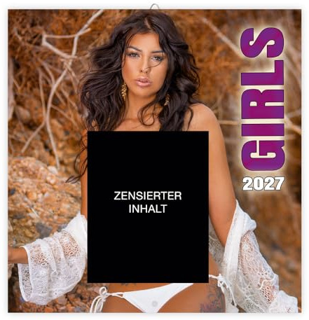 TRÖTSCH - Erotikkalender Broschurkalender Girls 2027 | Erwachsenenkalender: Erotikkalender Aktkalender Erotik Kalender
