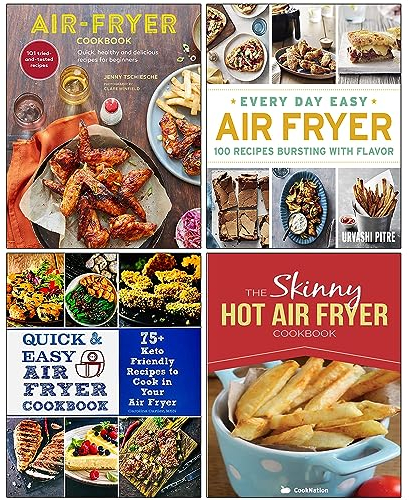 Air-Fryer Cookbook [Hardcover], Every Day Easy Air Fryer, Quick & Easy Air Fryer Cookbook, The Slim 800 Hot Air Fryer 4 Books Collection Set