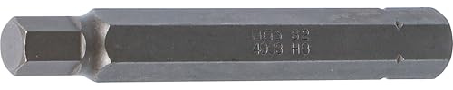 BGS 4962 | Bit | Außensechskant 10 mm (3/8) | Innensechskant 7 mm | Länge 75 mm | Chrom-Vanadium-Stahl
