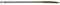 Telliswelt 1 stabile Packnadel Sacknadel - Sperrnadel - Nadel - Durchziehnadel mit Sperrspitze 150 mm