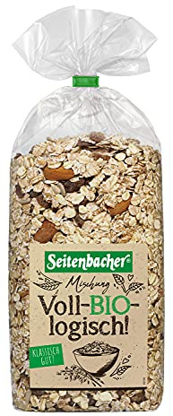 Seitenbacher Bio Müsli voll-biologische Mischung I ohne zugesetzten Zucker I ohne zugesetztes Fett I (1 x 750 g)