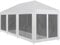 vidaXL Carpa Celebraciones con 8 Paredes 9x3 m Toldo Marquesina Cenador Tienda