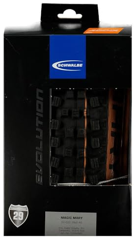 Schwalbe Unisex's Magic Mary Evo, Super Gravity, TLE Tyres, Black, 60-622, 1402993404