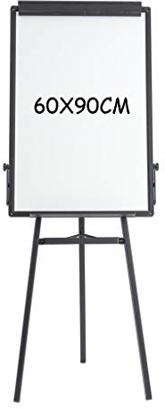 Whiteboard RENRUIRUI- Stativ Flipchart Staffelei 60X90CM, Höhenverstellbar Und Faltbar, Tragbare Trockenlöschkarte for Unterricht Und Familie Im Büro