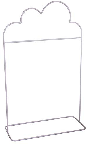 Box and Beyond Kleiderständer für Kinder, aus Metall, Wolkenform, 1 Kleiderstange, Rosa, 132 x 81 x 36 cm