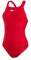 Speedo Damen Eco Endurance+ Medalist Badeanzug | Athletische Passform | Klassisches Design | Recyclingmaterial | Chlorbeständig | Besonders flexibel Badeanzug, Fed Red, 36