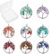 SUNNYCLUE 8Pcs 8 Colori Ciondolo Albero della Vita Ciondolo Pietra Preziosa di Cristallo di Quarzo Piatto Rotondo con Albero della Vita Pendenti di Fascino Risultati Foro per Gioielli