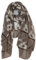 Van Der Rich ® - Schal in Baumwoll-Viskose-Qualität mit Blumenmuster 90cm*180cm - Damen (Taupe-2)