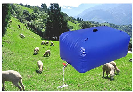 Wasserspeicherblase, faltbarer Wasserspeichertank, tragbarer Regenwasserbeutel for Trockenheitsresistenz, Brandschutz, landwirtschaftliche Bewässerung (Size : 4 * 2 * 1m/8000L/2113gallon)