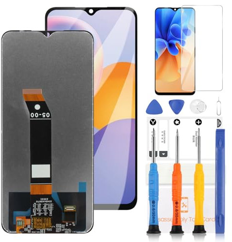LADYSON Pantalla LCD para Xiaomi Redmi 10 5G 22041219G / Poco M4 5G / Poco M5 LCD Pantalla Táctil Digitalizador Asamblea Reemplazo con Herramientas (6.58 Negro)