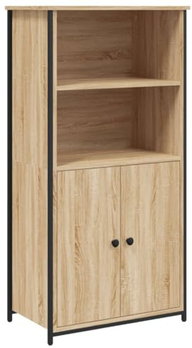 vidaXL Highboard Sonoma-Eiche 62x36x121,5 cm Holzwerkstoff