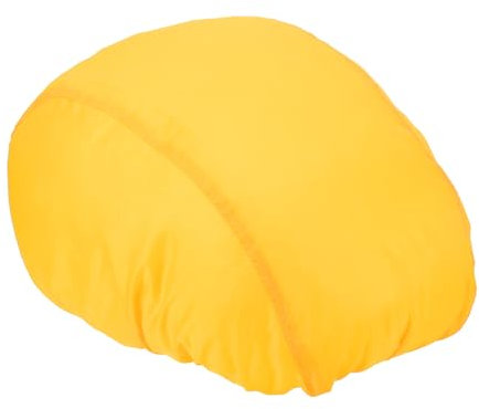 PATIKIL Fahrradhelm-Abdeckung, Motorradhelm-Regenschutz wasserdichte Fahrausrüstung Helm-Abdeckung für Straßenradfahren, Gelb