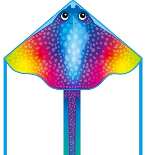 HQ Simple Flyer Manta 120cm Kinderdrachen ab 5 Jahre für wenig Wind