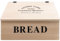 Maison Des Cadeaux Wooden Farmhouse General Store Bread Bin, Counter Top Storage Box Kitchen Organizer