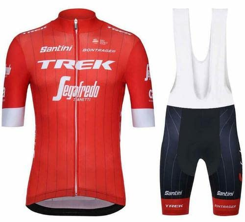 louizumify Professionelles Herren-Kurzarm-Radtrikot aus Performance-Material mit 3 Taschen für Jede Gelegenheit