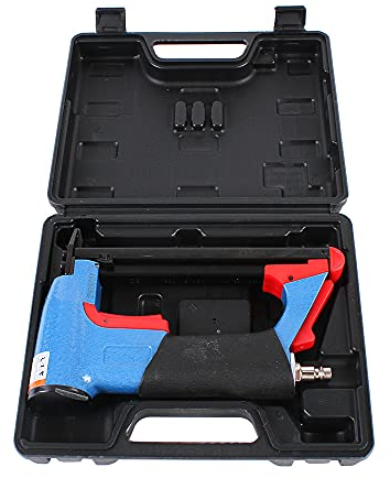 Druckluftnagler, Nagelpistole für Werkstatt und Haus, max 8 bar, Nagelpistole Druckluft für 4-16mm Code Nagel, U-Stil Nagel (Tacker Ohne)