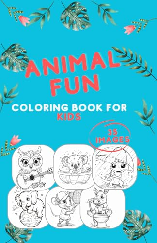 ANIMAL FUN - Coloring Book for Kids