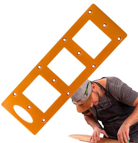 Socket Location Template, Electrical Outlet Stencil,Socket Location Jig Case Holder - Socket Box Mounting Bracket Template for Wardrobe Socket