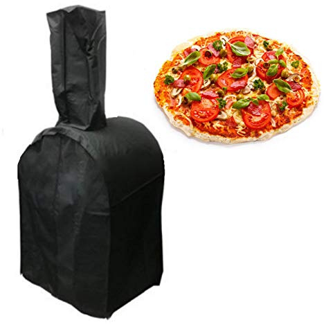 Zibeem Regenschutz Schutzhülle Abdeckhaube Für Pizzaofen Garten Pizzaofen Outdoor SchutzhüLle,Wasserdichter Winddicht, UV-Beständiges Gartenofen Gartenkamin Abdeckung