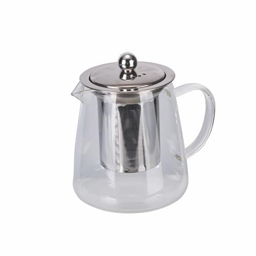 Teiera 650 ml con infusore in vetro borosilicato