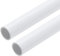 QUARKZMAN Tube Rigide en PVC, Tuyau Rond, Tuyauterie, Quincaillerie, Tuyauterie 10mm ID 12mm OD 9 Longueur Blanc Haute Résistance pour Tuyau d'Eau, Loisirs Créatifs, Manchon de Câble 2Pcs