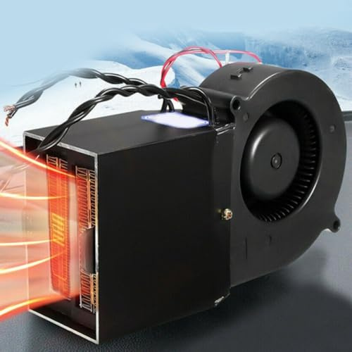 Portable 12-24V Car Heater, Windshield Defroster & Defogger, Fast Heating/Cooling Automobile Heater Vehicle Heater Fan for Car, 150W Anti-Fog Plug-in Defroster