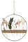 Ghirlanda per Porta Ingresso (30x30 cm), Ghirlanda Fiori Secchi, Decorazione Porta Ingresso Autunno, Ghirlanda Naturale per Porta e Parete, Decorazione Rustica per Casa e Eventi