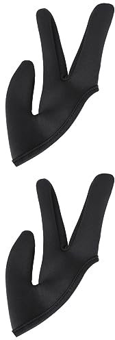 UTHCLO 2 Stück Hitzebeständige Handschuhe Mit Drei Fingern Für Haarstyling Friseur-fingerhandschuh Einfach Zu Verwenden