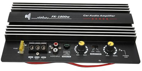 Segrehy Scheda Amplificatore Audio per Auto ad Alta Potenza 12V 1800W Amplificatore subwoofer per Bassi per Modifica Altoparlante Auto Modulo Fai da Te Scheda Amplificatore Stereo